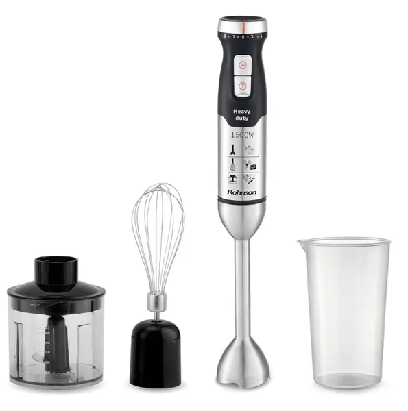 Blender Rohnson - 3 în 1 R-5740, 1500W, 9 viteze, negru/gri