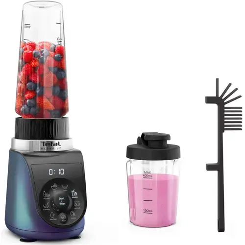 Blender Tefal BL19H4F0, 1000 W, 8 programe, Bol 0.7 l / 0.4 l (Albastru)