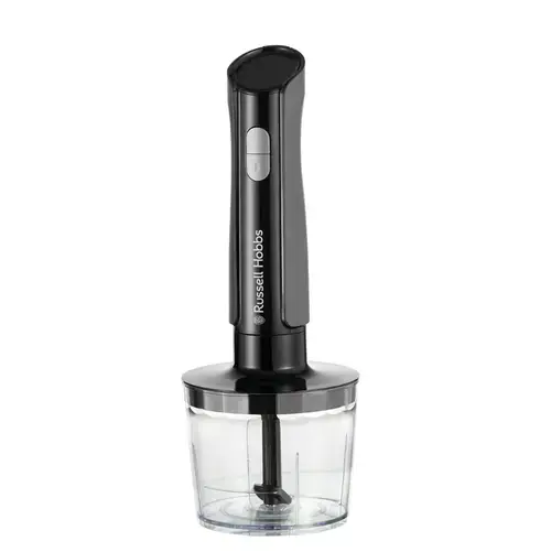 Blender vertical de mana Russell Hobbs Desire 27141-56, 500 W, 2 viteze + Pulse, Tocator de 0.5 l, Pahar 0.6l (Negru)