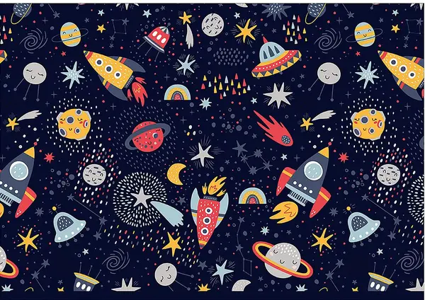 Bloc de desen №4 Rainbow - Space, 10 foi