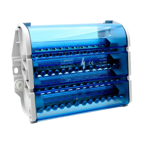 Bloc de distributie electrica, 4 poli, 160A - Plastim PDB4160