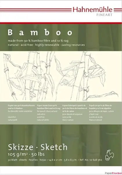 Bloc de schițe Hahnemuhle Bamboo - A5, 30 de coli