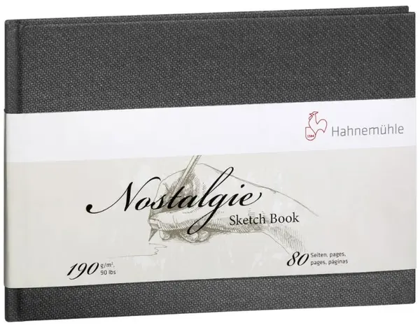 Bloc de schițe Hahnemuhle Nostalgie - A6, 40 de coli, orizontală