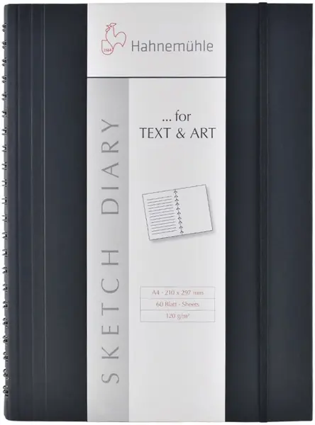Bloc de schițe Hahnemuhle Text & Art - A4, 60 de coli