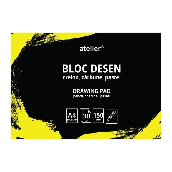 Bloc desen Atelier - 21 x 29.7 cm - 150gr/mp