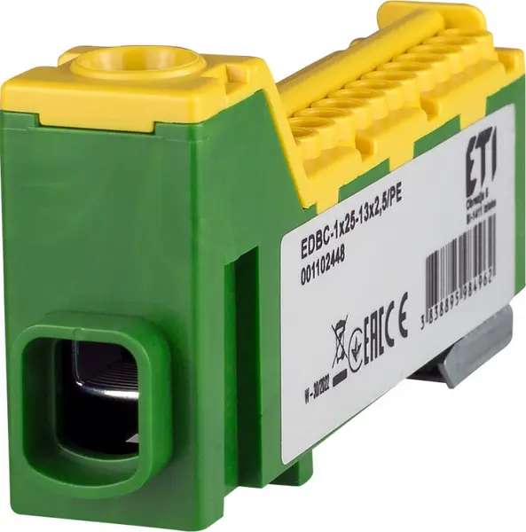 bloc distributie edbc-1x25-13x2,5/pe 001102448