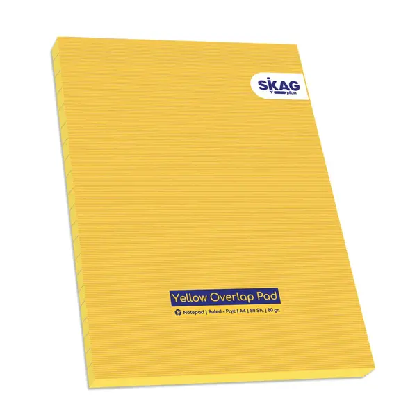 Bloc notes A4 50 file dictando Skag Yellow Bloc notes A4 galben 50 file dictando Skag