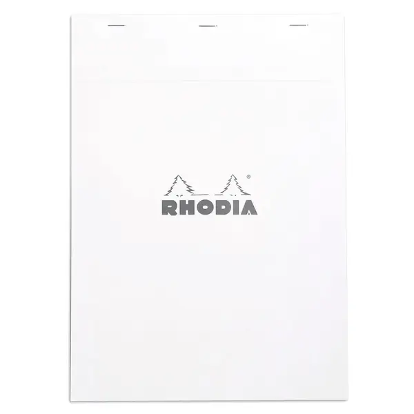 Bloc notes A4 80 file capsat matematica Rhodia Coperta alba