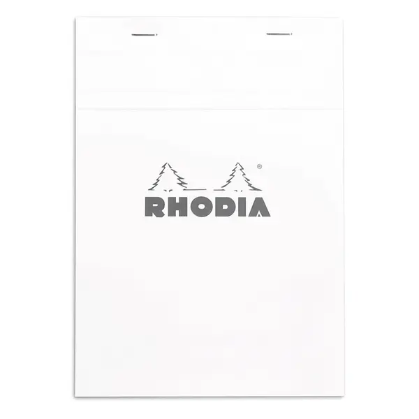 Bloc notes A5 80 file capsat matematica Rhodia Coperta alba