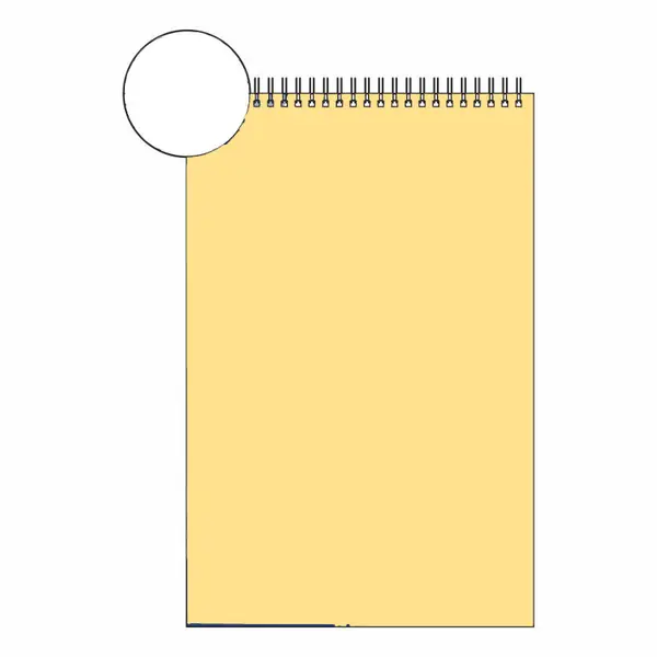 Bloc-notes spiralat A6, 50file, velin
