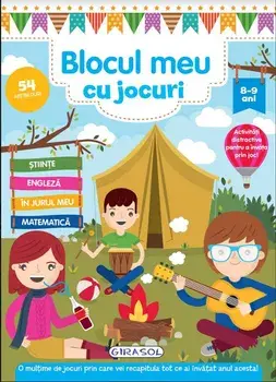 Blocul meu cu jocuri. 54 abtibilduri. 8-9 ani/***