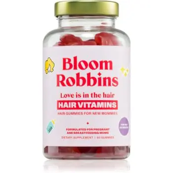Bloom Robbins LOVE is in the HAIR Hair gummies for new mommies cuburi de mestecat pentru păr