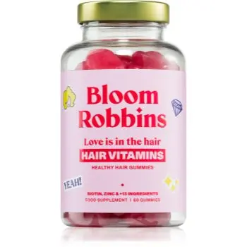 Bloom Robbins LOVE is in the HAIR Healthy hair gummies capsule moi masticabile pentru păr