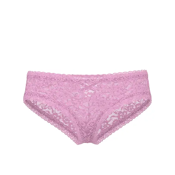 Blossom cheeky lace back strap panties - pink L
