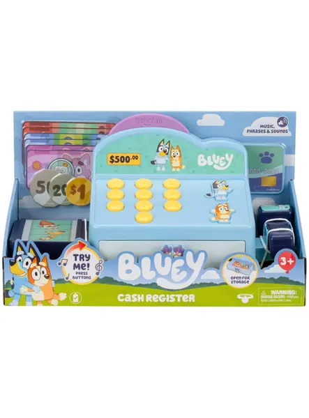 Bluey - Bluey Cash Register With Interactive Sounds (90247)