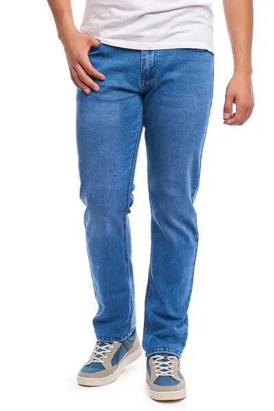 Blugi barbatesti regular fit, Blue Denim (Marime pantalon: W37)
