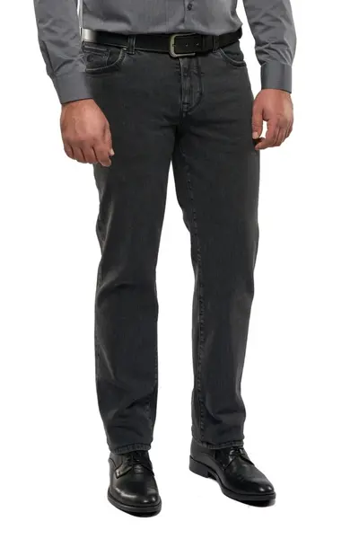 Blugi barbati Regular Fit, Nolan, gri urban (Marime pantalon: W31)