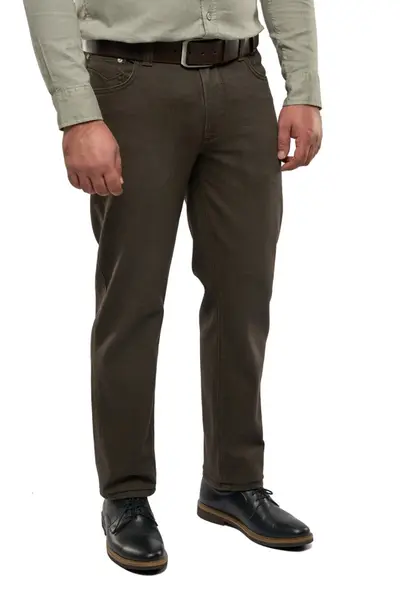 Blugi barbati regular, Mason, maro castaniu (Marime pantalon: W31)