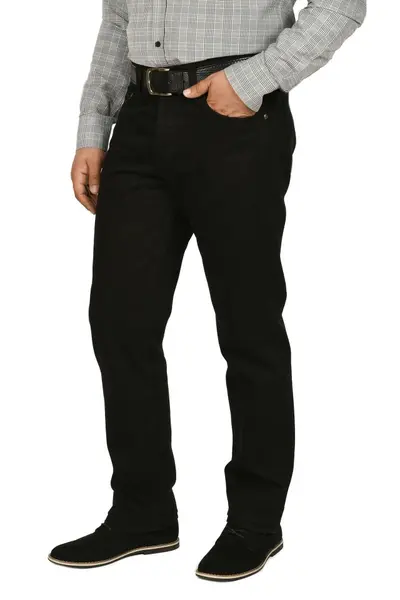 Blugi clasici barbati, Forza, negru (Marime pantalon: W34)