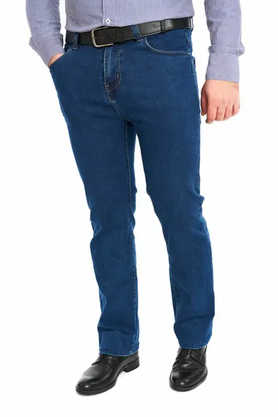 Blugi clasici barbati, regular, Timeless Comfort, albastru (Marime pantalon: W46)