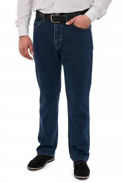 Blugi clasici cu cusaturi contrastante, Forza, indigo (Marime pantalon: W31)