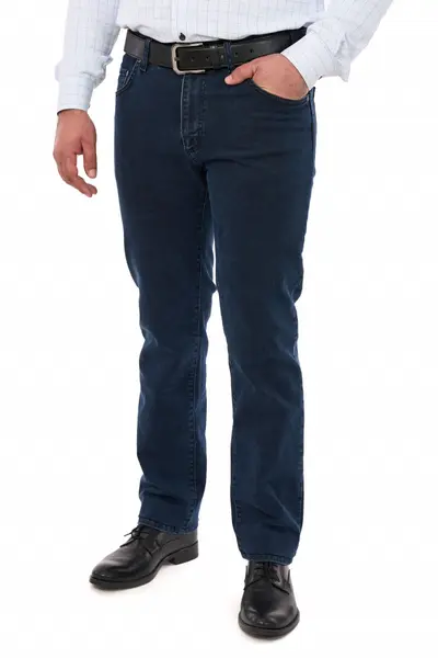 Blugi clasici, Forza stretch, dark blue (Marime pantalon: W30)