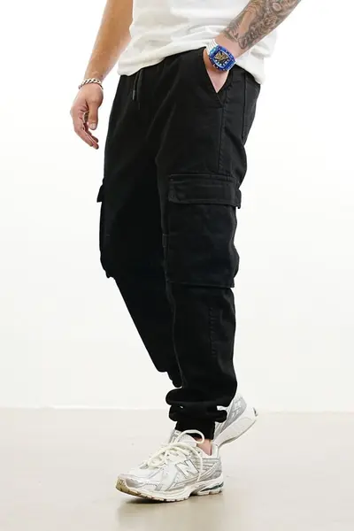 BLUGI JOGGER FIT BLACK BGAS1144(9000-4/DPNT) (MĂRIME: 33)