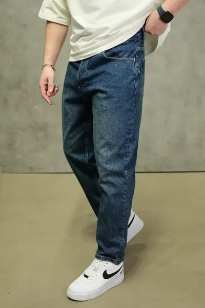 BLUGI RELAXED FIT BLUE WASHED – CLASSIC URBAN DENIM (MĂRIME: 36)