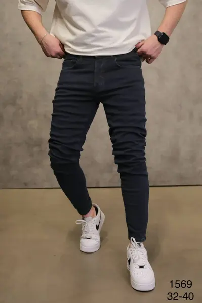 BLUGI SLIM FIT DARK BLUE – CLEAN STREET DENIM (MĂRIME: 33)