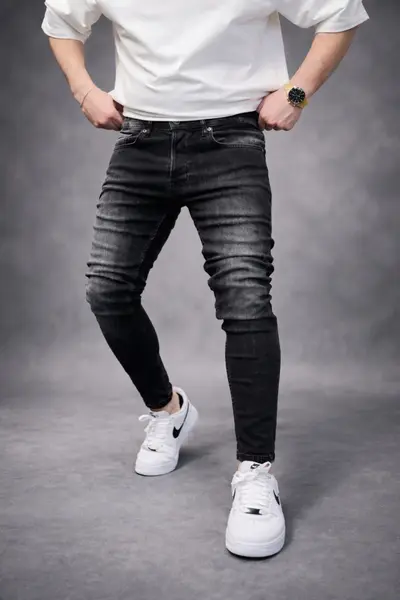 BLUGI SLIM FIT NEGRO WASH – FADED STREET STYLE (MĂRIME: 40)