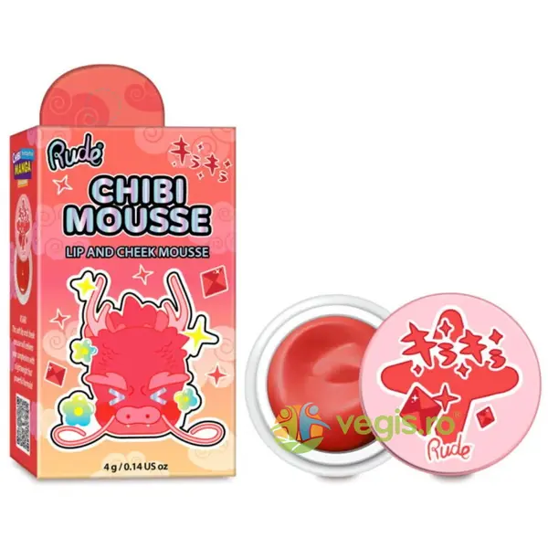 Blush si Balsam de Buze 2 in 1 Tip Mousse Chibi Mousse Nuanta Toasty 4g