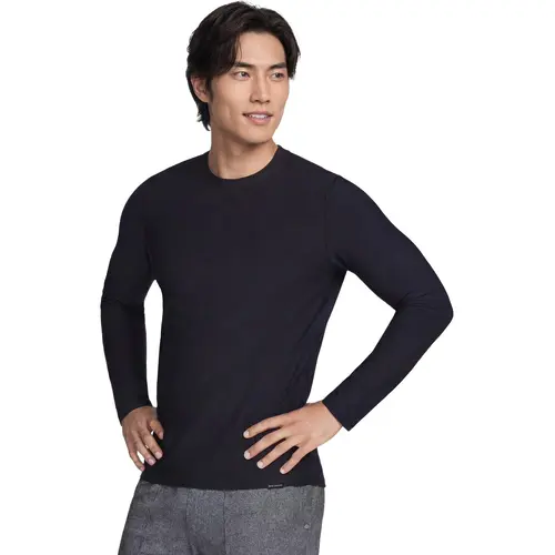 Bluza barbati Skechers GO DRI All Day Long Sleeve Tee LT115B-BLK