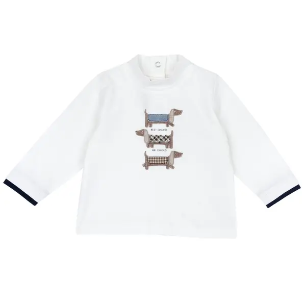 Bluza copii Chicco, Alb, 00498-69MFCO
