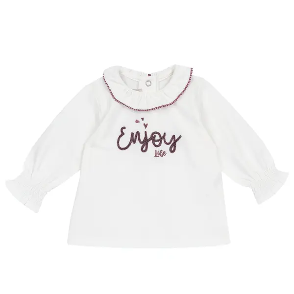 Bluza copii Chicco, alb, 00777-69MFCO