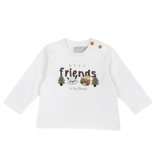 Bluza copii Chicco, alb, 00880-69MFCO