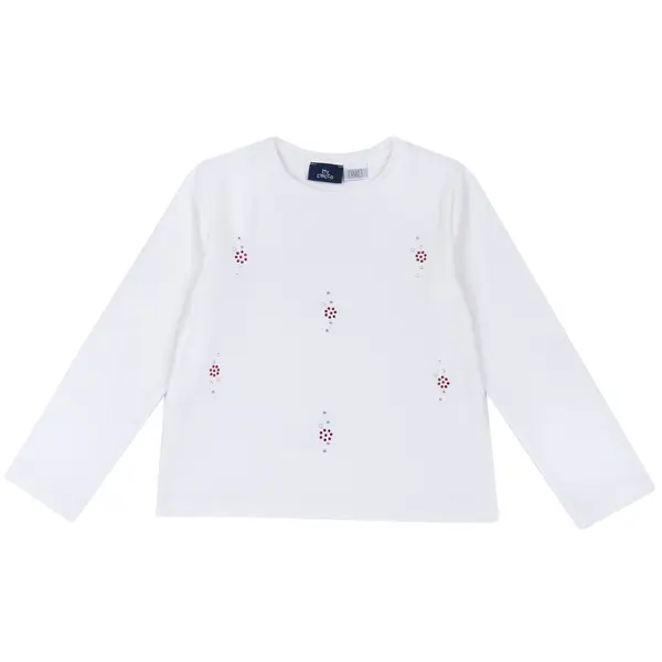 Bluza copii Chicco, alb, 01015-69MC