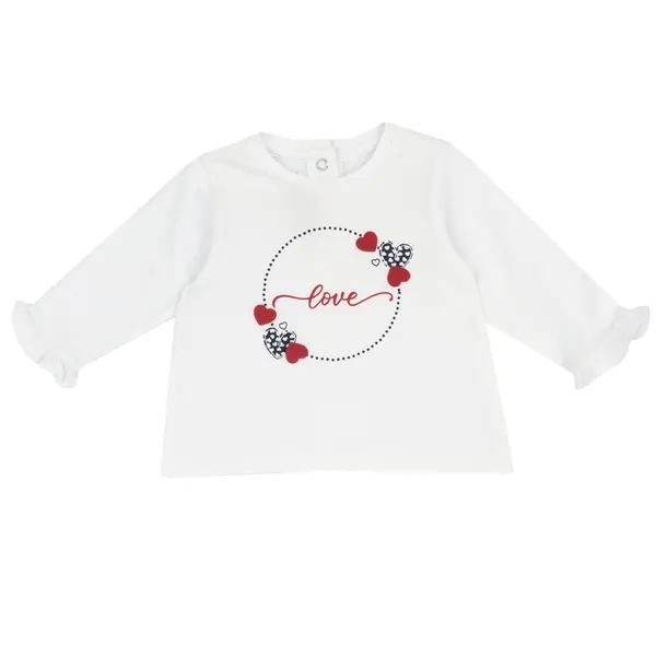 Bluza copii Chicco, Alb, 01657-70MFCO