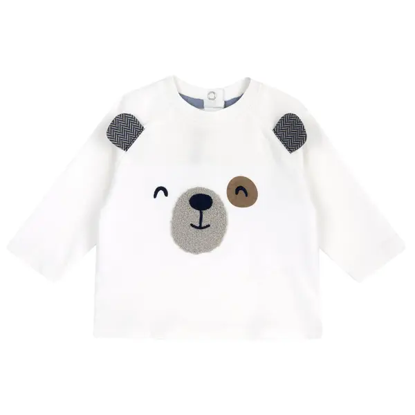 Bluza copii Chicco, alb, 02754-65MFCO