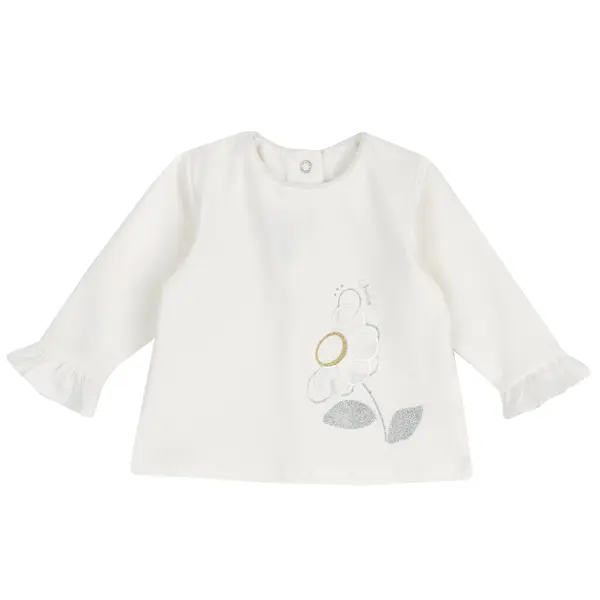 Bluza copii Chicco, alb, 02774-65MFCO