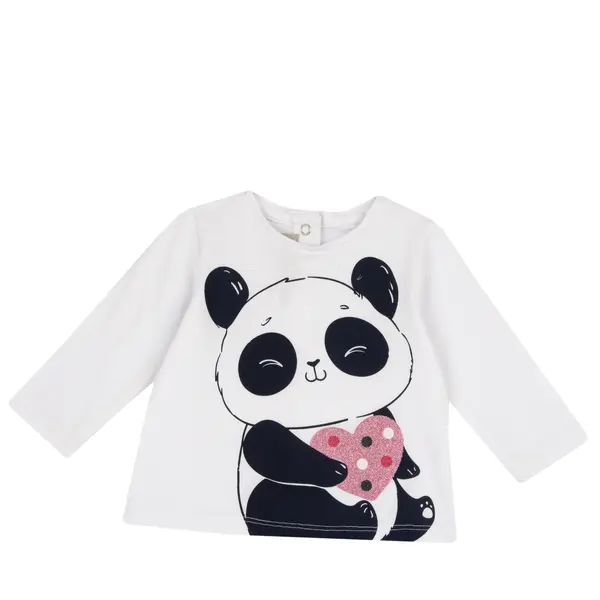 Bluza copii Chicco, alb 2, 00166-64CLT