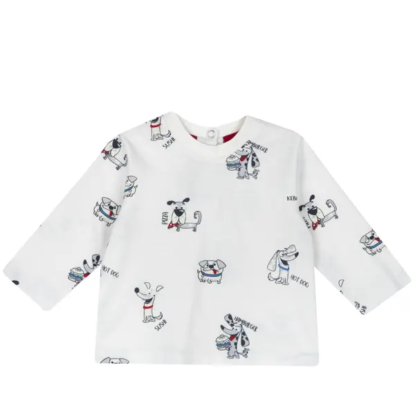 Bluza copii Chicco, Alb, 67876-63MFCO