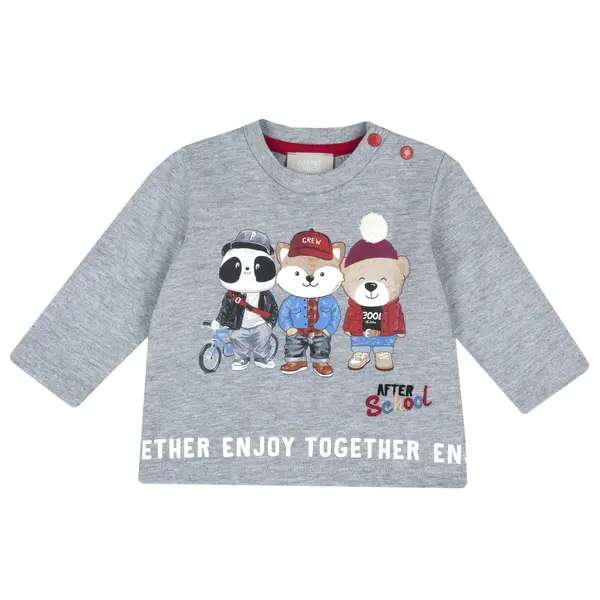 Bluza copii Chicco, Gri deschis, 67799-63MFCO