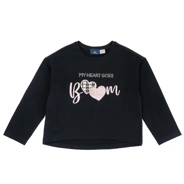 Bluza copii Chicco, negru, 00216-69MC