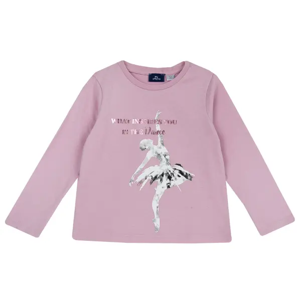 Bluza copii Chicco, roz prafuit, 00228-69MC