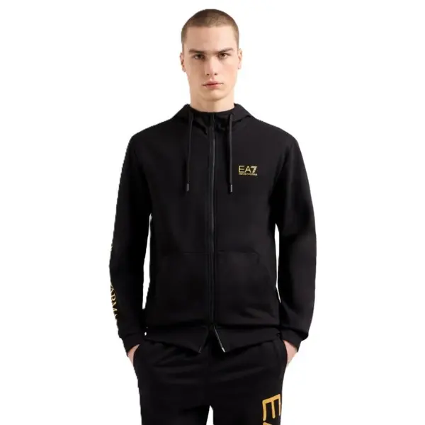 Bluza cu fermoar EA7 M HOODIE FZ EXTENDED LOGO CC