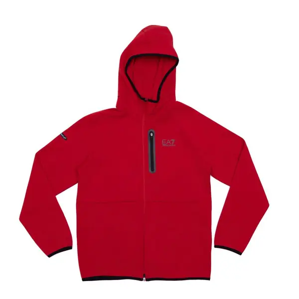 Bluza cu fermoar EA7 NATURAL VENTUS7 M HOODIE FZ