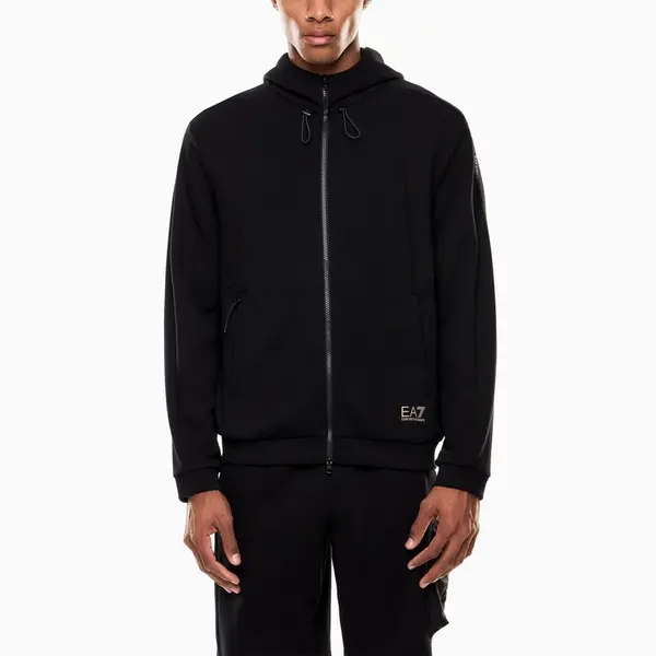 Bluza cu fermoar EA7 TRAIN ATHLETIC MIX M HOODIE FZ COPL