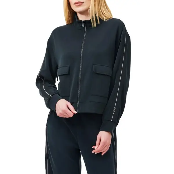 Bluza cu fermoar EA7 W T-TOP FZ TAPE