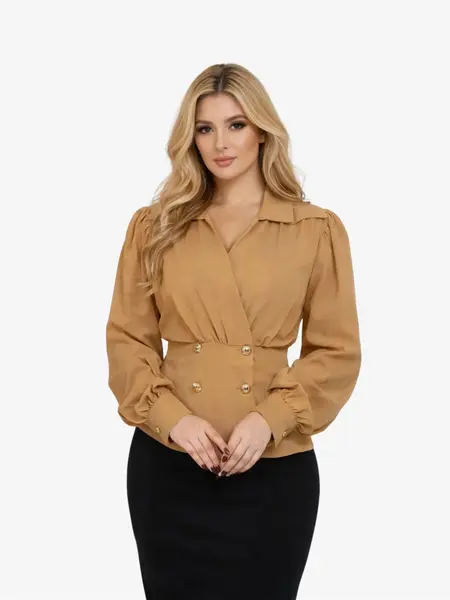 Bluza din Satin si Bumbac "Jessy", Maro - M