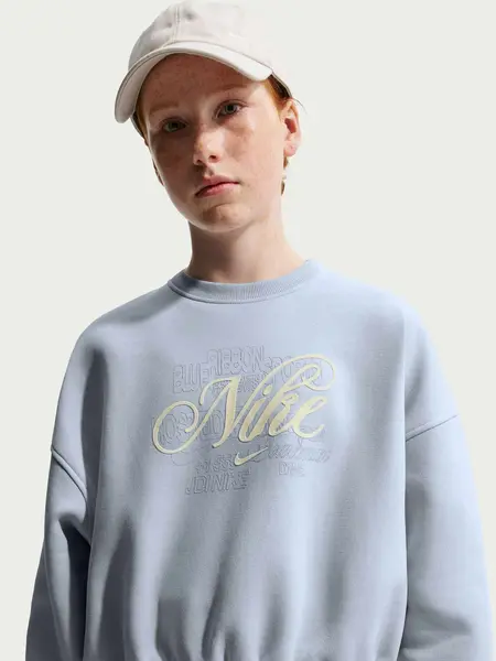 Bluza G Nsw Club Flc Bxy Crew Gfx